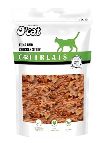Pets Empire O'cat Dental & Training Cat Treats for All Life Stages of Cat tuna and chicken